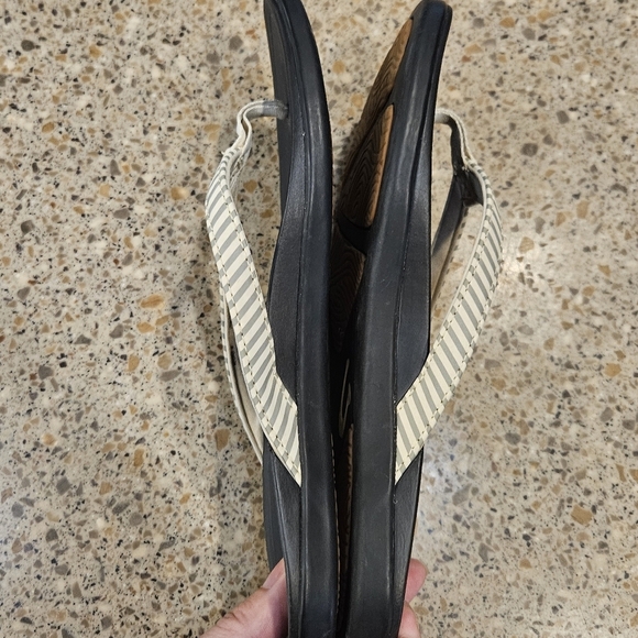 Olukai Ho'Pio SZ 7/37 Island Inspired Comfort Thong Beach Supportive Sandal - Picture 8 of 8